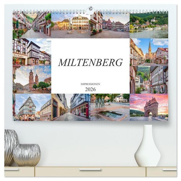 Miltenberg Impressionen (hochwertiger Premium Wandkalender 2026 DIN A2 quer) Kunstdruck in Hochglanz