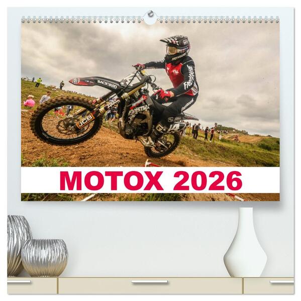 MOTOX 2026 (hochwertiger Premium Wandkalender 2026 DIN A2 quer) Kunstdruck in Hochglanz