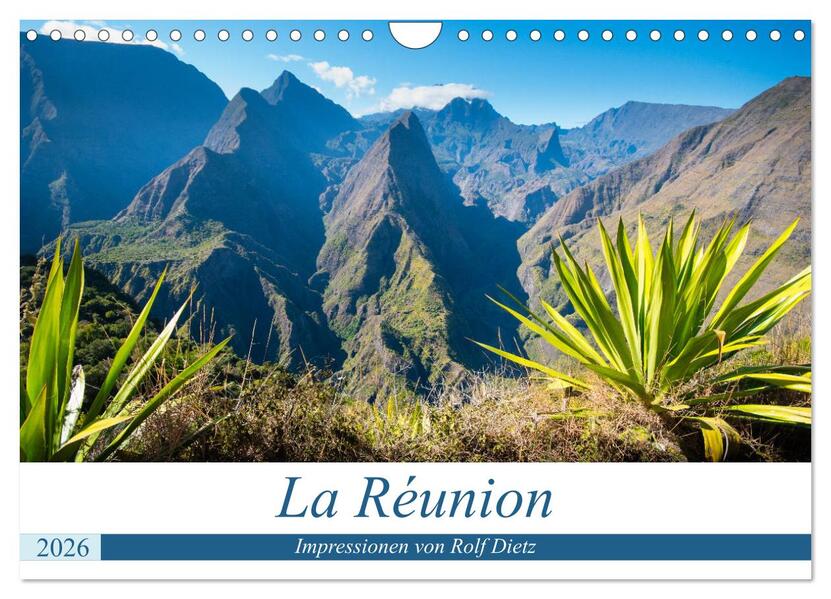 La Réunion - Impressionen von Rolf Dietz (Wandkalender 2026 DIN A4 quer) CALVENDO Monatskalender