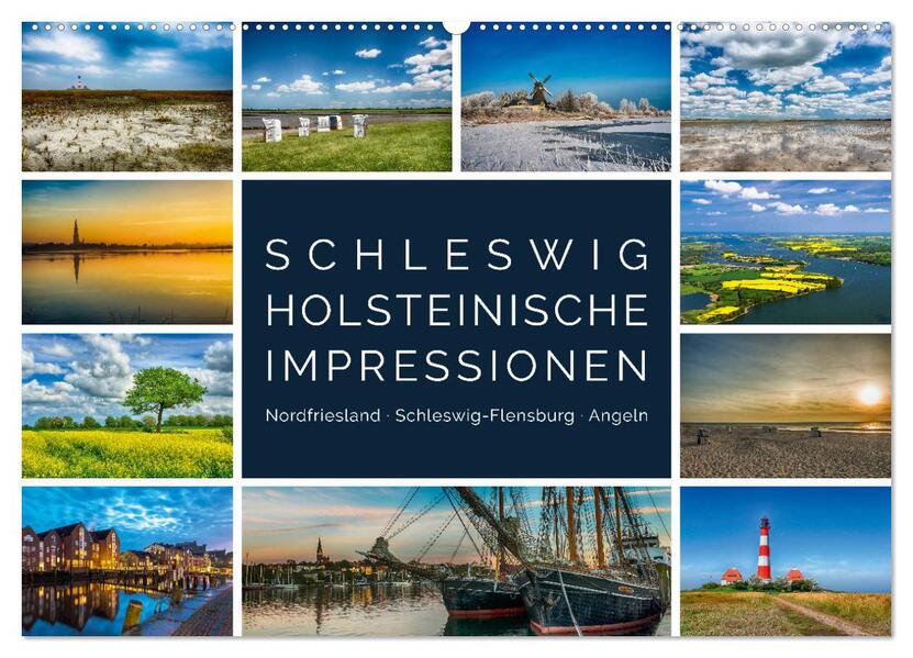 Schleswig-Holsteinische Impressionen (Wandkalender 2026 DIN A2 quer) CALVENDO Monatskalender