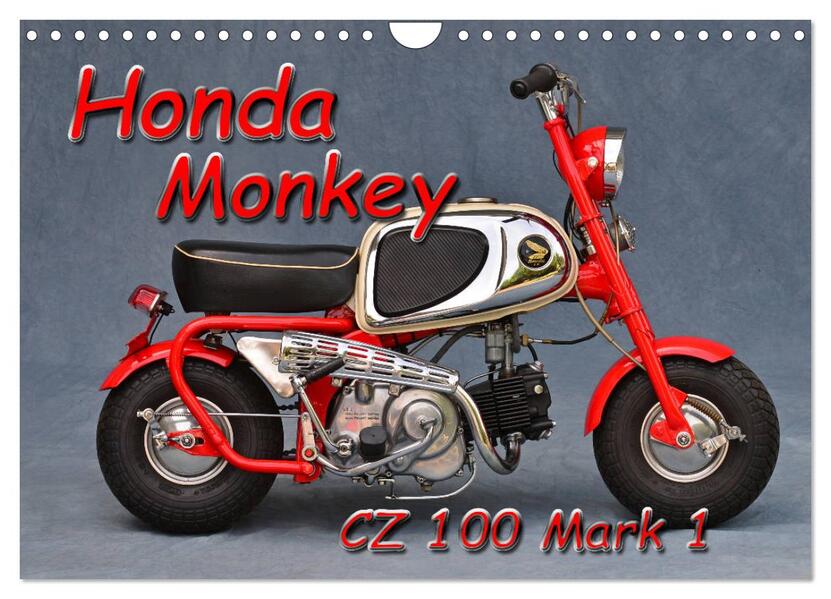 Honda Monkey CZ Mark 1 (Wandkalender 2026 DIN A4 quer) CALVENDO Monatskalender