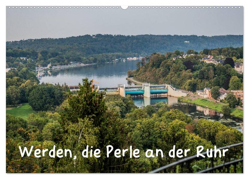 Werden die Perle an der Ruhr (Wandkalender 2026 DIN A2 quer) CALVENDO Monatskalender