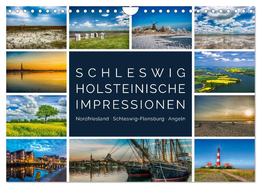 Schleswig-Holsteinische Impressionen (Wandkalender 2026 DIN A4 quer) CALVENDO Monatskalender