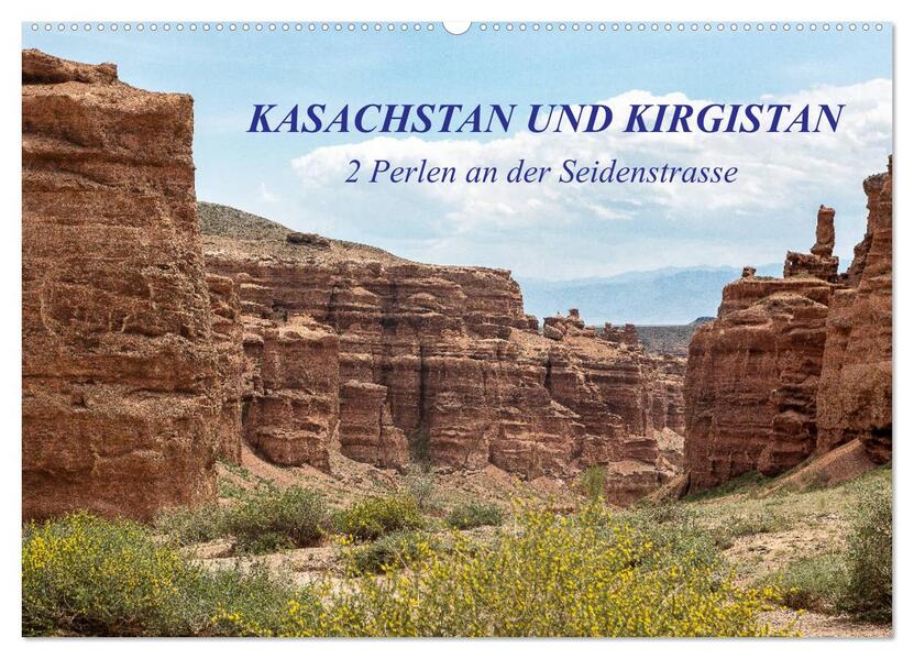 Kasachstan und Kirgistan (Wandkalender 2026 DIN A2 quer) CALVENDO Monatskalender