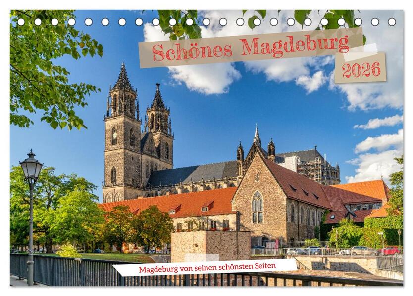 Schönes Magdeburg (Tischkalender 2026 DIN A5 quer) CALVENDO Monatskalender