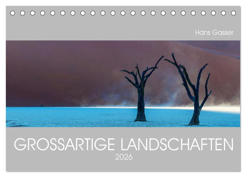 GROSSARTIGE LANDSCHAFTEN 2026 (Tischkalender 2026 DIN A5 quer) CALVENDO Monatskalender