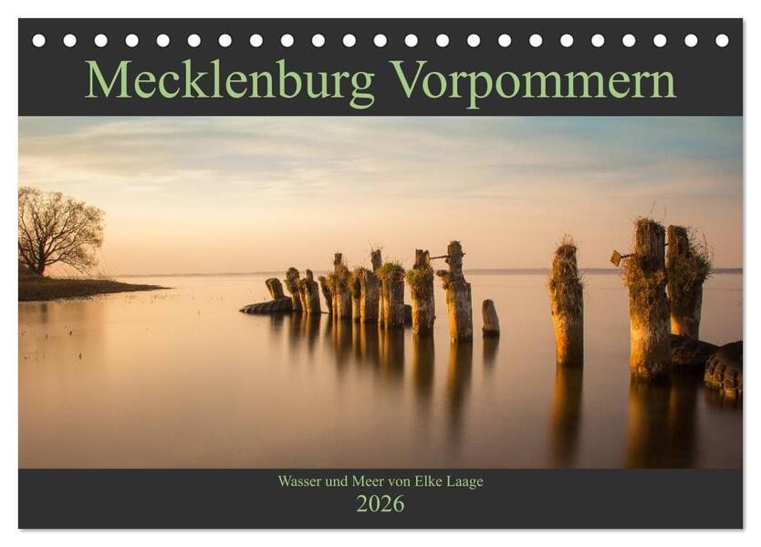 Mecklenburg Vorpommern - Wasser und Meer (Tischkalender 2026 DIN A5 quer) CALVENDO Monatskalender