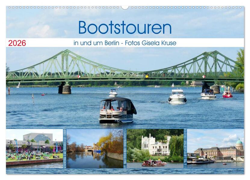 Bootstouren in und um Berlin (Wandkalender 2026 DIN A2 quer) CALVENDO Monatskalender