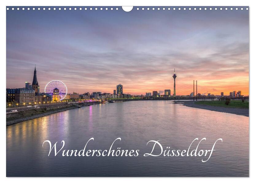 Wunderschönes Düsseldorf (Wandkalender 2026 DIN A3 quer) CALVENDO Monatskalender