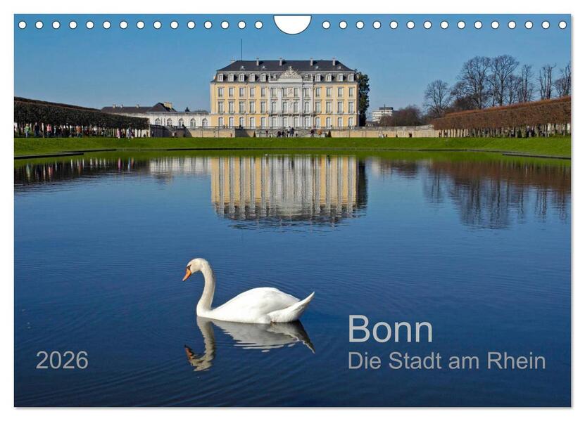 Bonn Die Stadt am Rhein (Wandkalender 2026 DIN A4 quer) CALVENDO Monatskalender