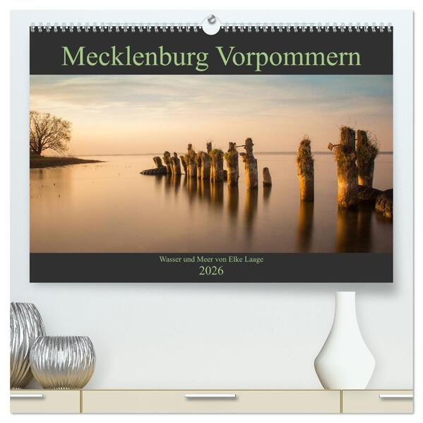 Mecklenburg Vorpommern - Wasser und Meer (hochwertiger Premium Wandkalender 2026 DIN A2 quer) Kunstdruck in Hochglanz