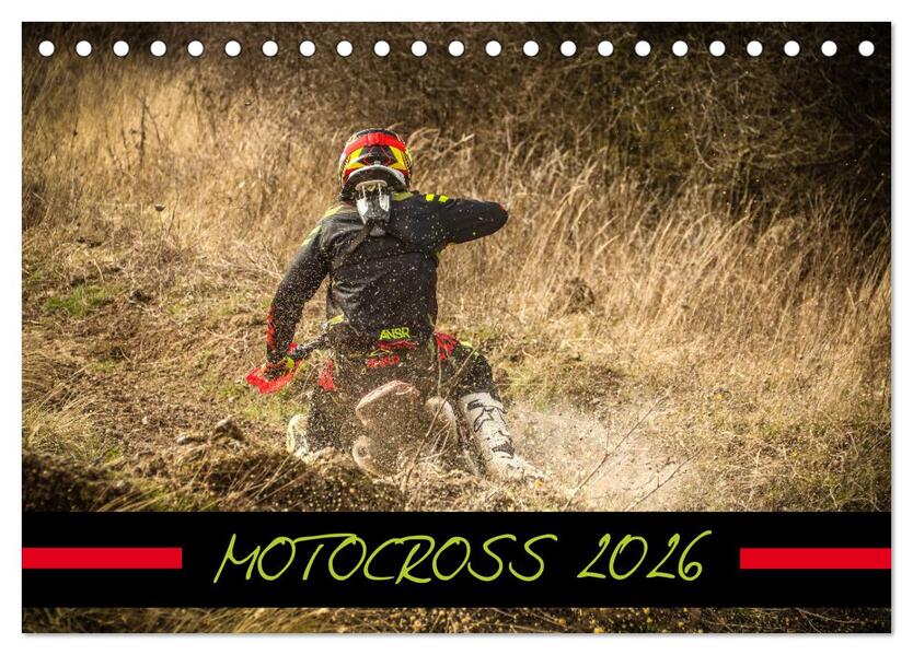MOTOCROSS 2026 (Tischkalender 2026 DIN A5 quer) CALVENDO Monatskalender