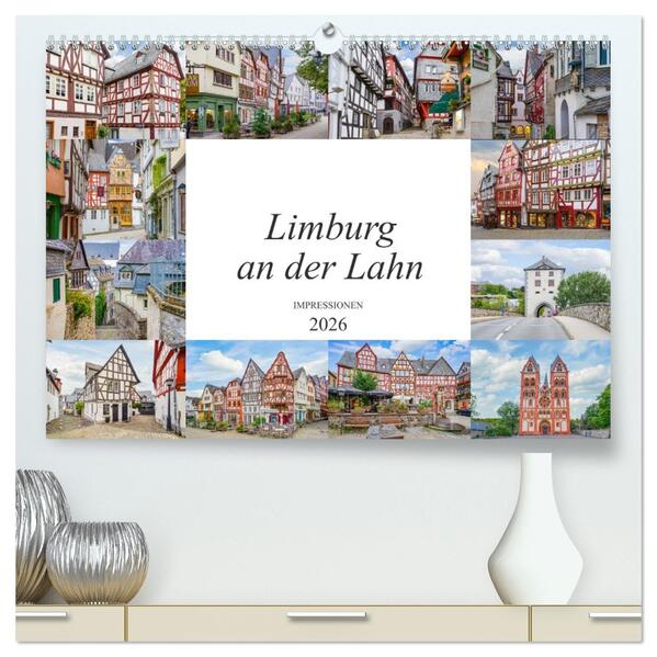 Limburg an der Lahn Impressionen (hochwertiger Premium Wandkalender 2026 DIN A2 quer) Kunstdruck in Hochglanz