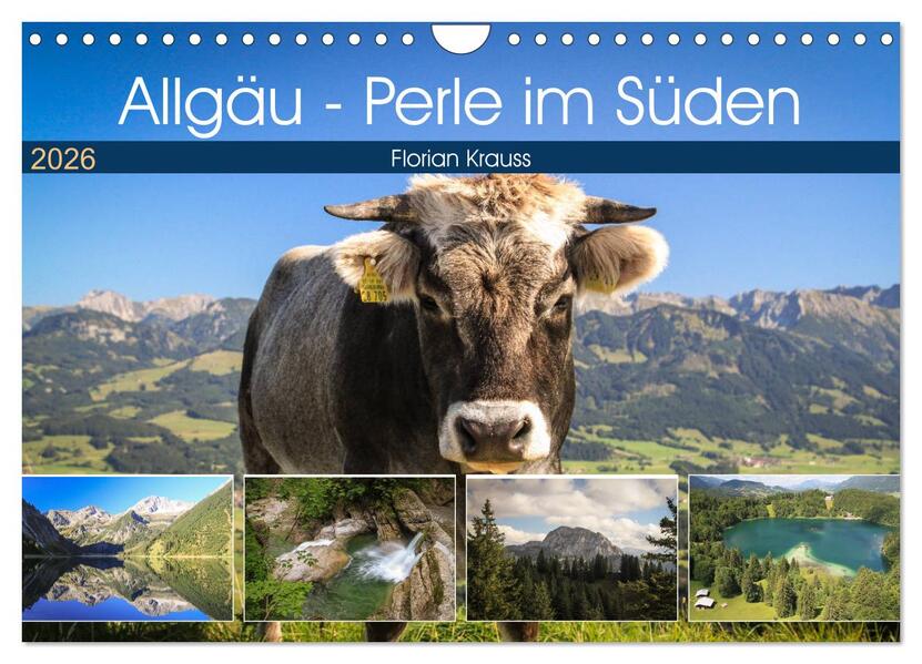 Allgäu - Perle im Süden (Wandkalender 2026 DIN A4 quer) CALVENDO Monatskalender