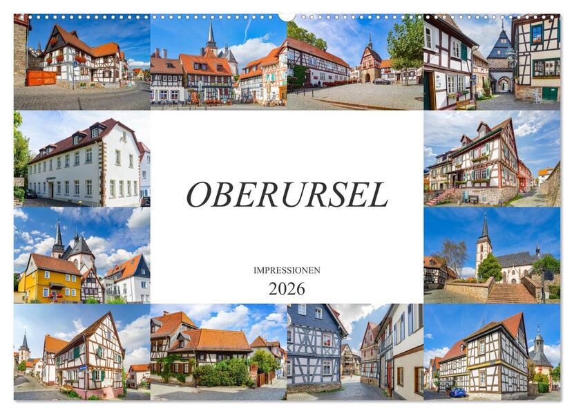 Oberursel Impressionen (Wandkalender 2026 DIN A2 quer) CALVENDO Monatskalender