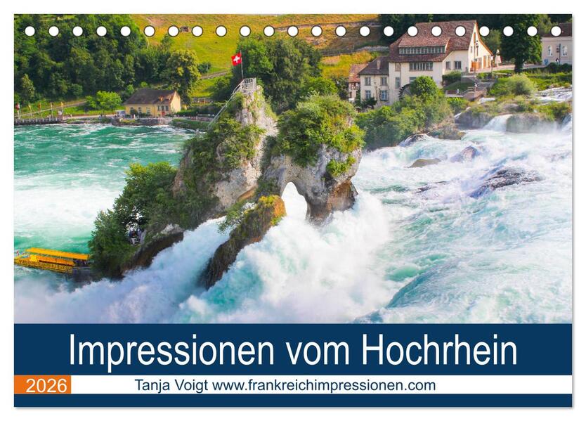 Impressionen vom Hochrhein (Tischkalender 2026 DIN A5 quer) CALVENDO Monatskalender