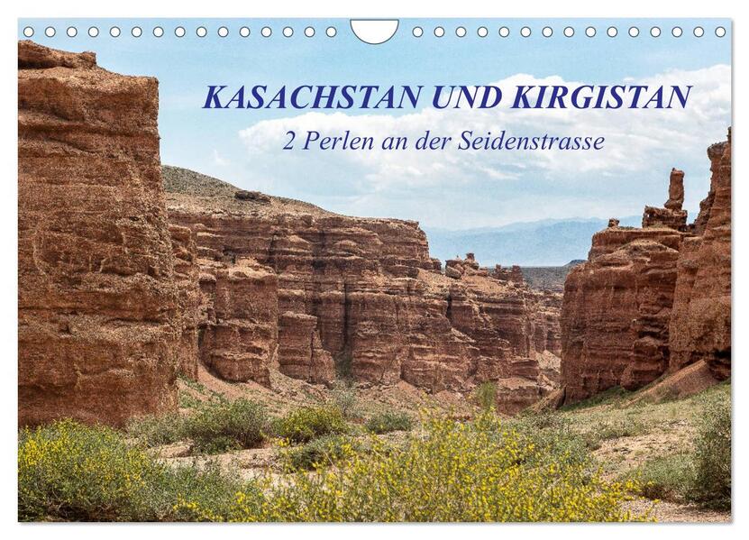 Kasachstan und Kirgistan (Wandkalender 2026 DIN A4 quer) CALVENDO Monatskalender