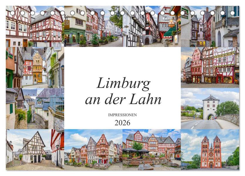 Limburg an der Lahn Impressionen (Tischkalender 2026 DIN A5 quer) CALVENDO Monatskalender
