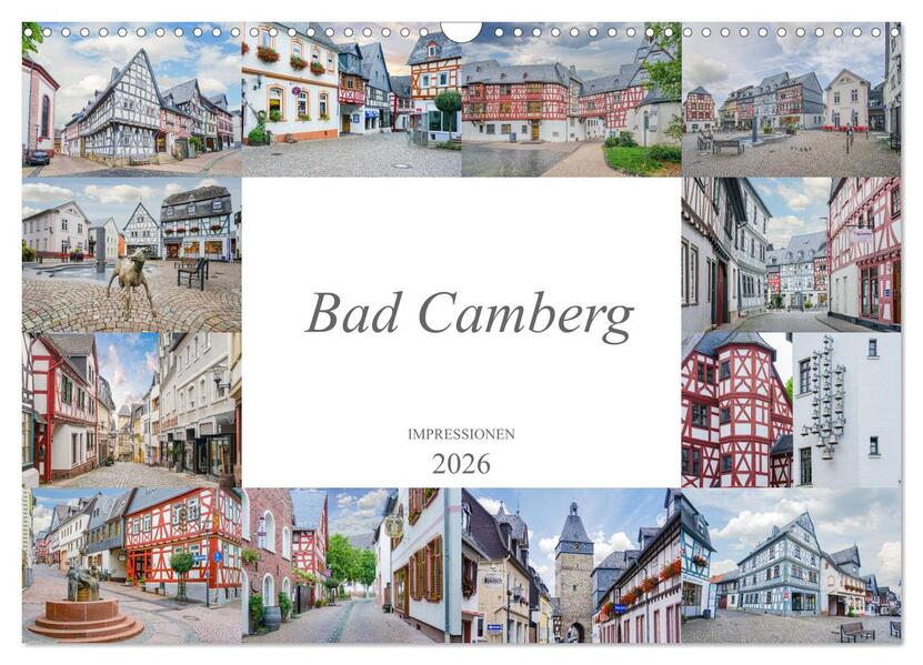 Bad Camberg Impressionen (Wandkalender 2026 DIN A3 quer) CALVENDO Monatskalender