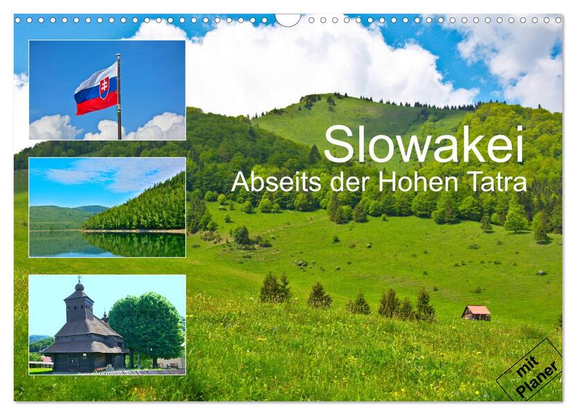 Slowakei - Abseits der Hohen Tatra (Wandkalender 2026 DIN A3 quer) CALVENDO Monatskalender