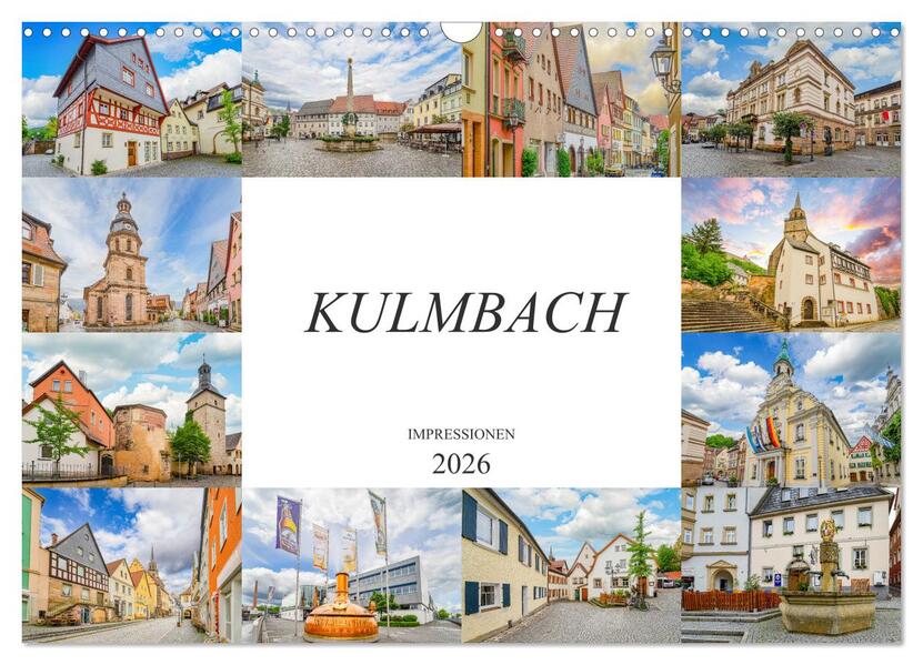Kulmbach Impressionen (Wandkalender 2026 DIN A3 quer) CALVENDO Monatskalender