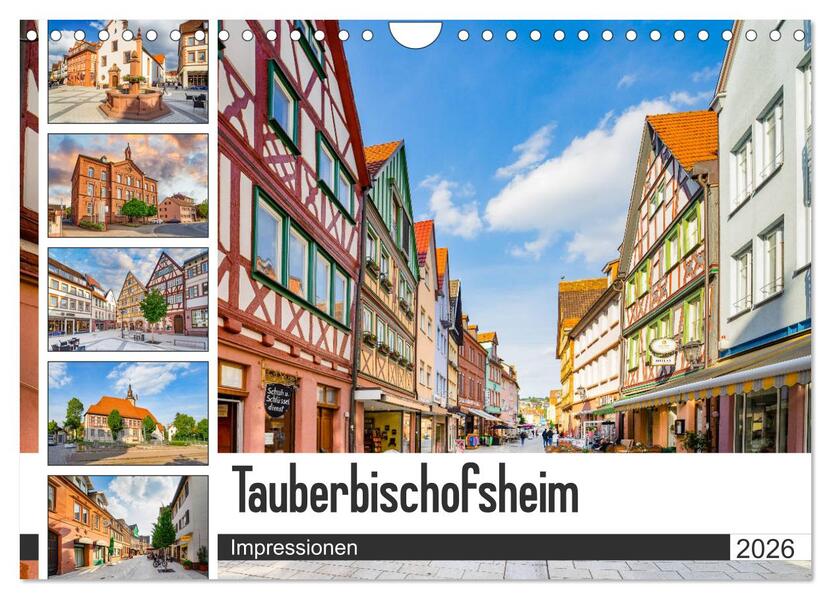 Tauberbischofsheim Impressionen (Wandkalender 2026 DIN A4 quer) CALVENDO Monatskalender