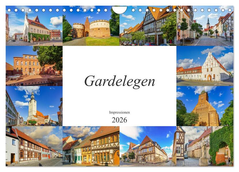 Gardelegen Impressionen (Wandkalender 2026 DIN A4 quer) CALVENDO Monatskalender