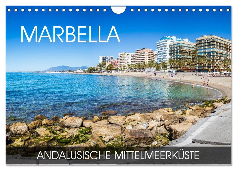 Marbella - andalusische Mittelmeerküste (Wandkalender 2026 DIN A4 quer) CALVENDO Monatskalender