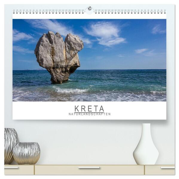 Kreta - Naturlandschaften (hochwertiger Premium Wandkalender 2026 DIN A2 quer) Kunstdruck in Hochglanz