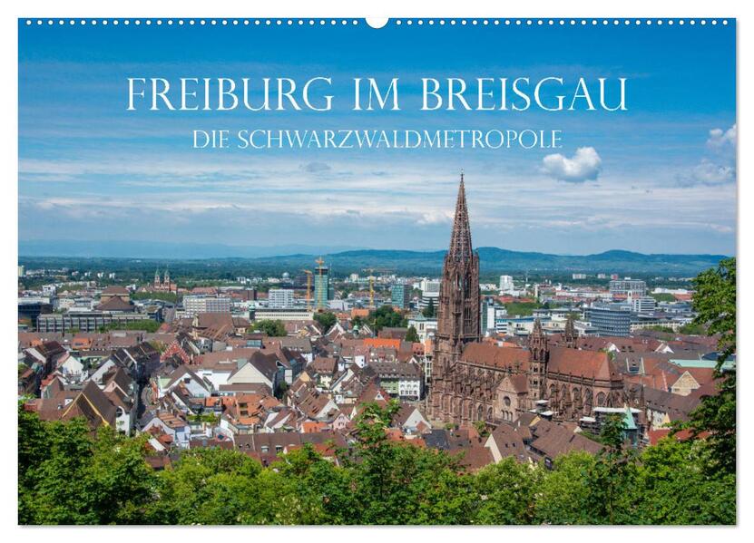 Freiburg im Breisgau - Die Schwarzwaldmetropole (Wandkalender 2026 DIN A2 quer) CALVENDO Monatskalender
