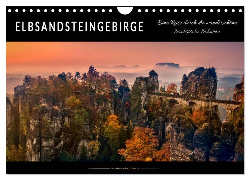 Elbsandsteingebirge - eine Reise durch die wunderschöne Sächsische Schweiz (Wandkalender 2026 DIN A4 quer) CALVENDO Monatskalender