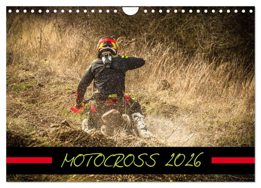 MOTOCROSS 2026 (Wandkalender 2026 DIN A4 quer) CALVENDO Monatskalender