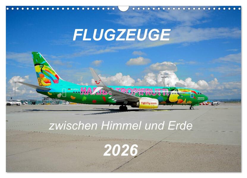 Flugzeuge zwischen Himmel und Erde (Wandkalender 2026 DIN A3 quer) CALVENDO Monatskalender