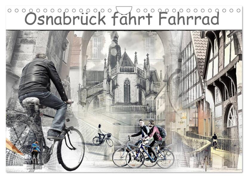 Osnabrück fährt Fahrrad (Wandkalender 2026 DIN A4 quer) CALVENDO Monatskalender