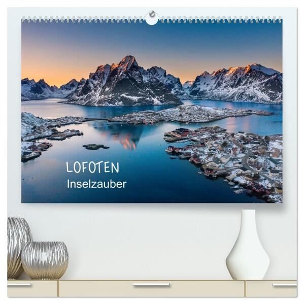 Lofoten Inselzauber (hochwertiger Premium Wandkalender 2026 DIN A2 quer) Kunstdruck in Hochglanz