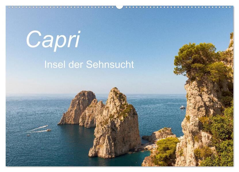 Capri Insel der Sehnsucht (Wandkalender 2026 DIN A2 quer) CALVENDO Monatskalender