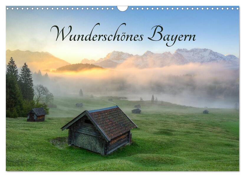Wunderschönes Bayern (Wandkalender 2026 DIN A3 quer) CALVENDO Monatskalender