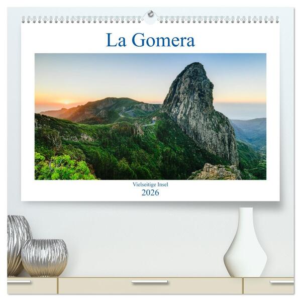 La Gomera - Vielseitige Insel (hochwertiger Premium Wandkalender 2026 DIN A2 quer) Kunstdruck in Hochglanz