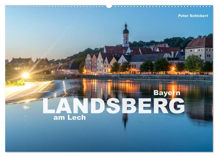 Landsberg am Lech (Wandkalender 2026 DIN A2 quer) CALVENDO Monatskalender