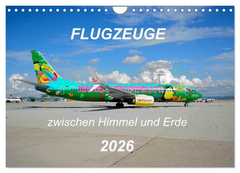 Flugzeuge zwischen Himmel und Erde (Wandkalender 2026 DIN A4 quer) CALVENDO Monatskalender