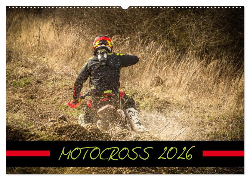 MOTOCROSS 2026 (Wandkalender 2026 DIN A2 quer) CALVENDO Monatskalender