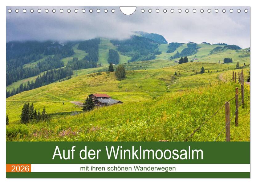 Auf der Winklmoosalm (Wandkalender 2026 DIN A4 quer) CALVENDO Monatskalender