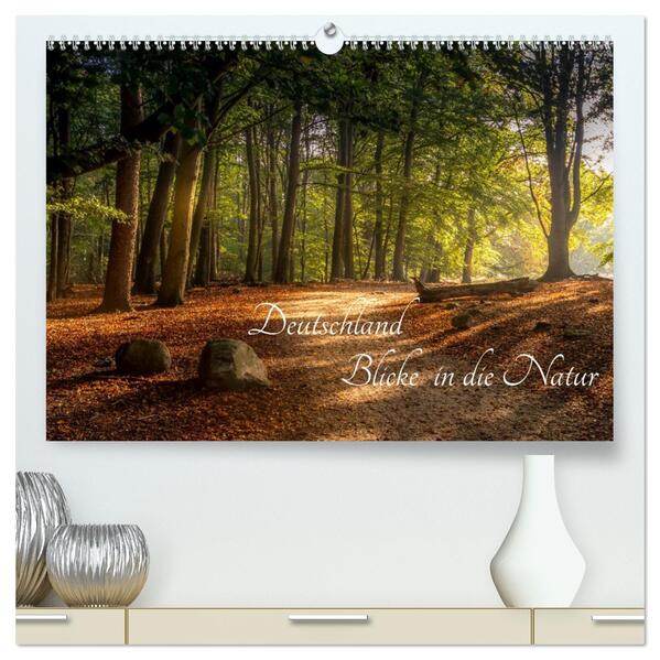 Deutschland Blicke in die Natur (hochwertiger Premium Wandkalender 2026 DIN A2 quer) Kunstdruck in Hochglanz