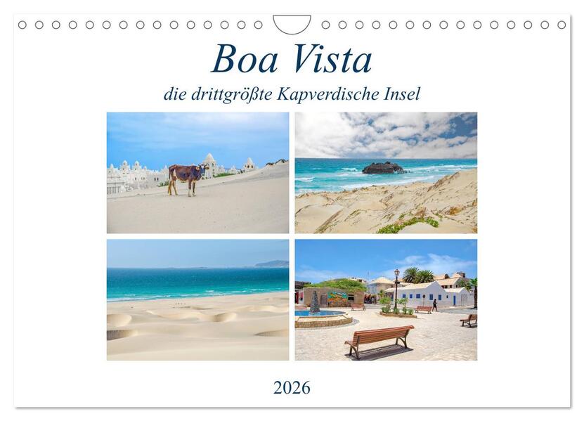Boa Vista - die drittgrößte Kapverdische Insel (Wandkalender 2026 DIN A4 quer) CALVENDO Monatskalender