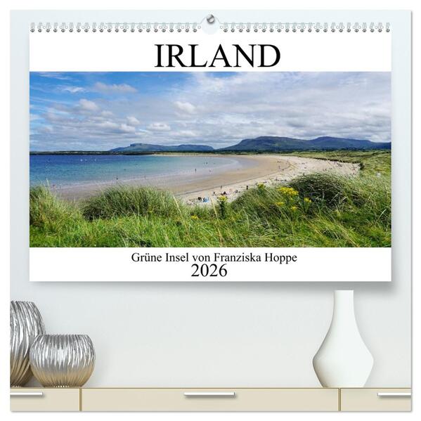 Grüne Insel - Irland (hochwertiger Premium Wandkalender 2026 DIN A2 quer) Kunstdruck in Hochglanz