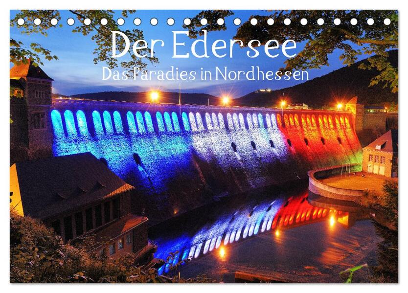 Der Edersee - Das Paradies in Nordhessen (Tischkalender 2026 DIN A5 quer) CALVENDO Monatskalender