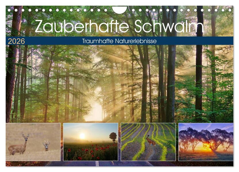 Zauberhafte Schwalm (Wandkalender 2026 DIN A4 quer) CALVENDO Monatskalender