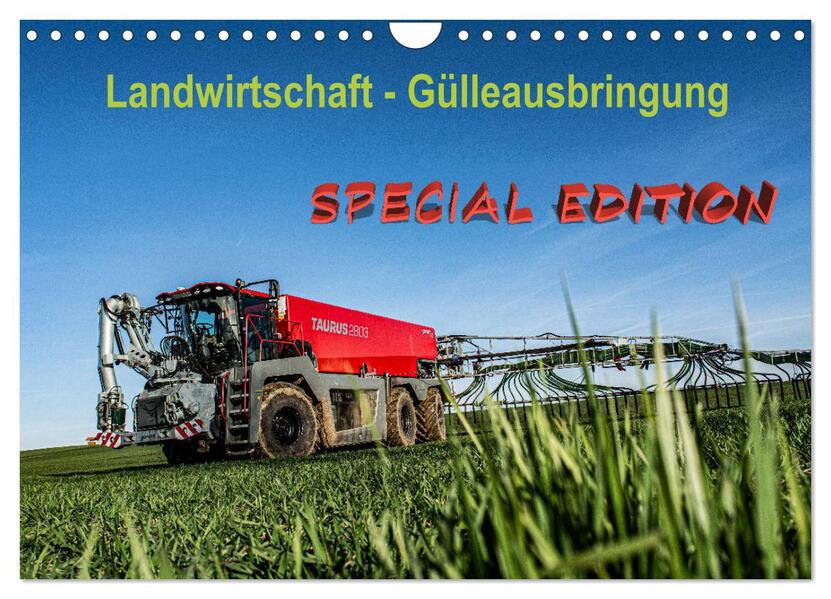 Landwirtschaft - Gülleausbringung (Wandkalender 2026 DIN A4 quer) CALVENDO Monatskalender