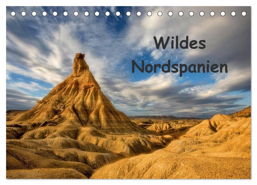 Wildes Nordspanien (Tischkalender 2026 DIN A5 quer) CALVENDO Monatskalender
