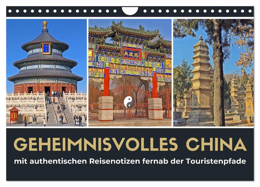Geheimnisvolles China 2026 (Wandkalender 2026 DIN A4 quer) CALVENDO Monatskalender